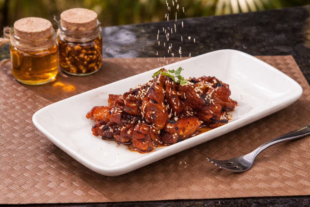 hony chilly lotus stem